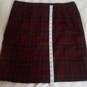 Vintage Aperitif Wool Skirt - Lined